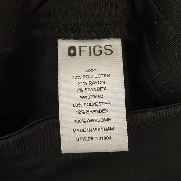 Black figs scrub bottoms - Picture 2 of 2